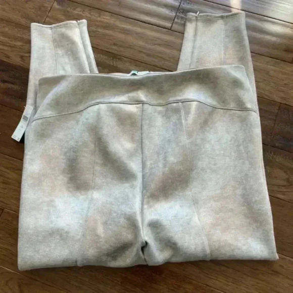 Anthropologie Leggings pants  Shiny Zipper Neutral size 16W - Picture 4 of 8